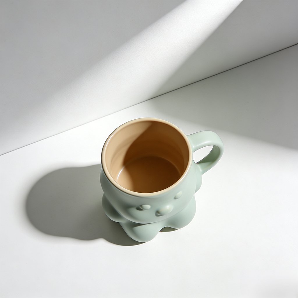 Egyszerű kerámia bögre készlet (2 darabos csomag)