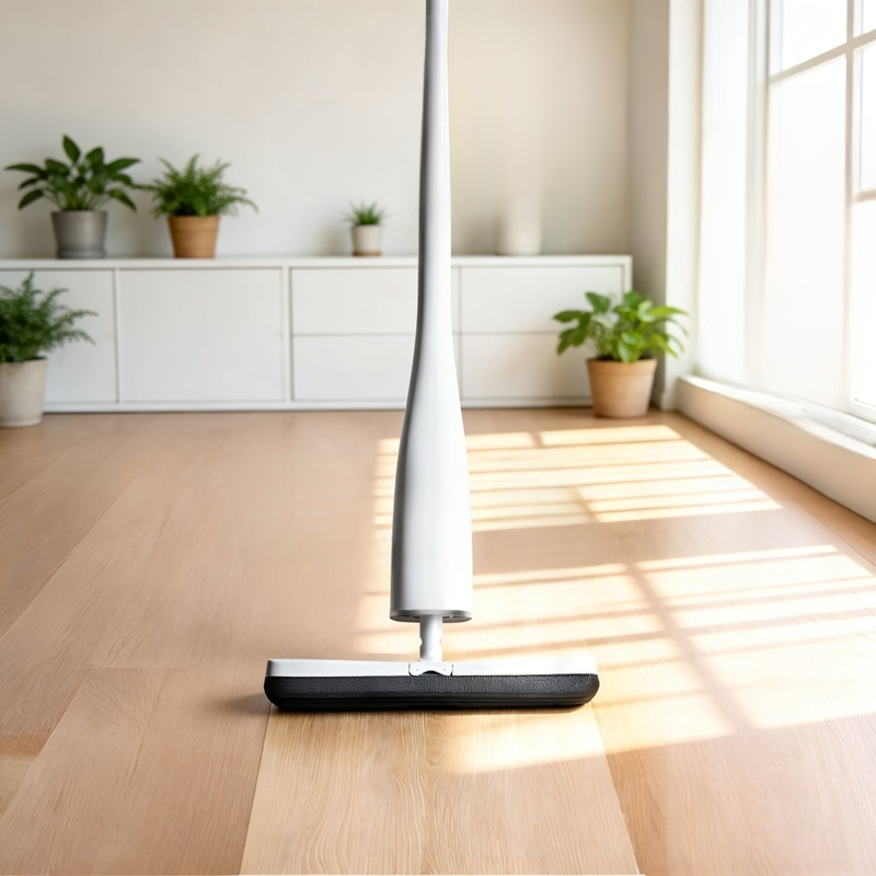 Mopa de esponja para uso doméstico con cabezal de algodón absorbente, no requiere lavado