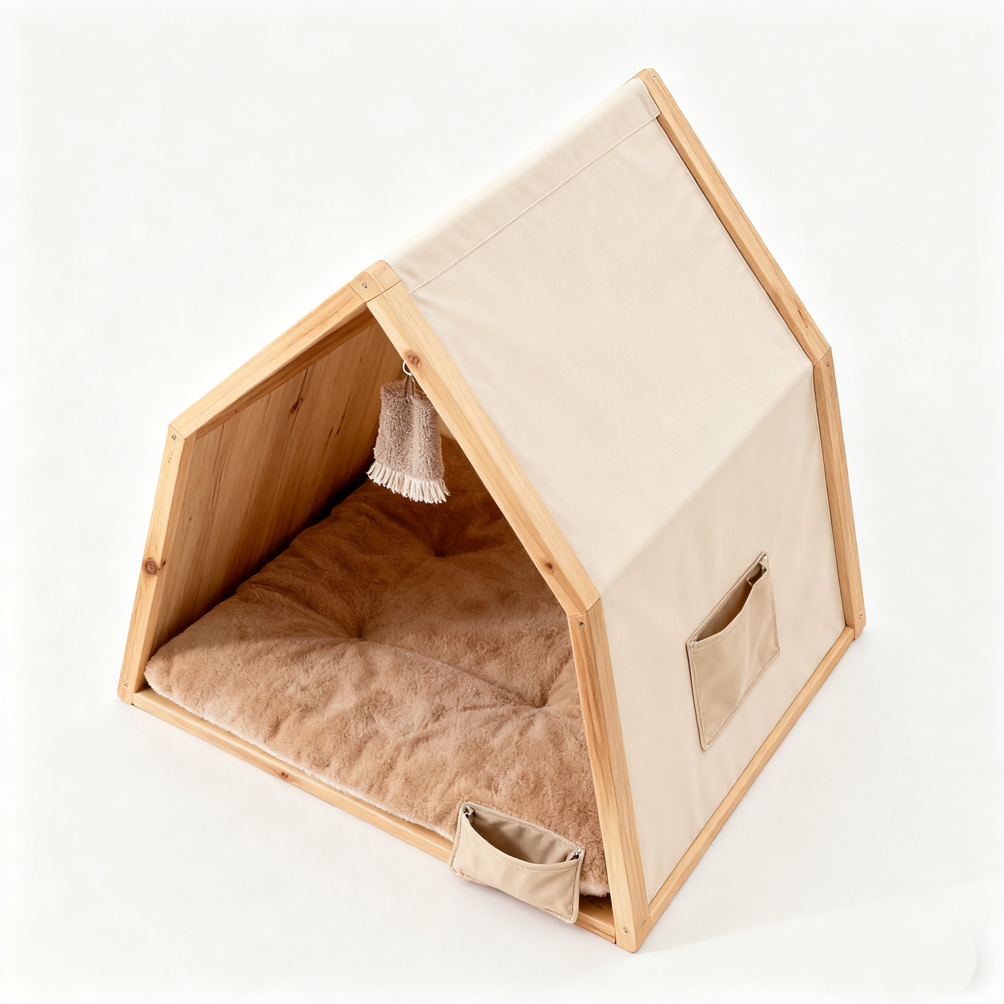 Čtyřsezónní polouzavřený stan pro domácí mazlíčky v interiéru