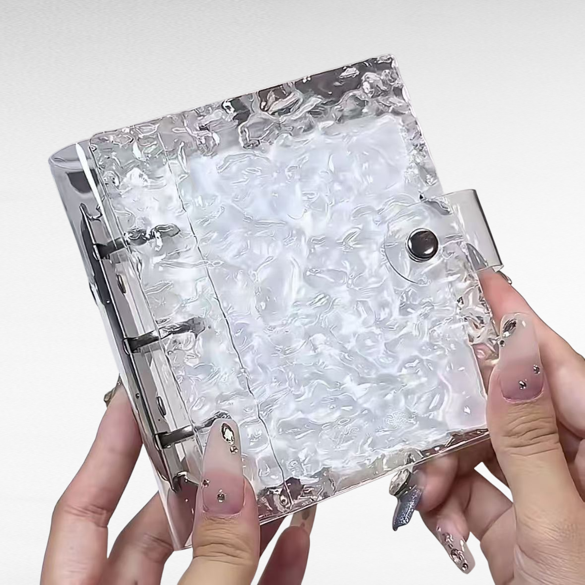 A5 Transparent Crystal Grid Card Binder for 3 Inch Idol Polaroid & Small Star Chase Cards