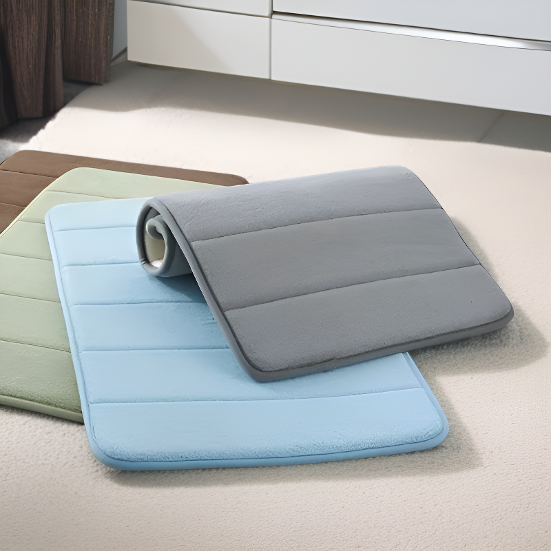 Gentle non-slip bathroom mat