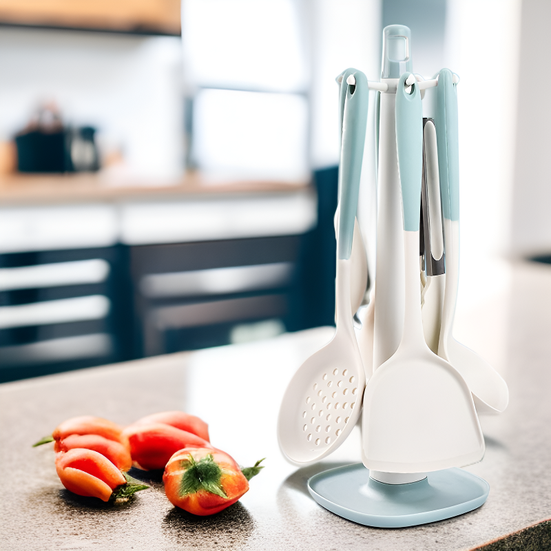 식품 등급 고온 내성 실리콘 주걱 세트