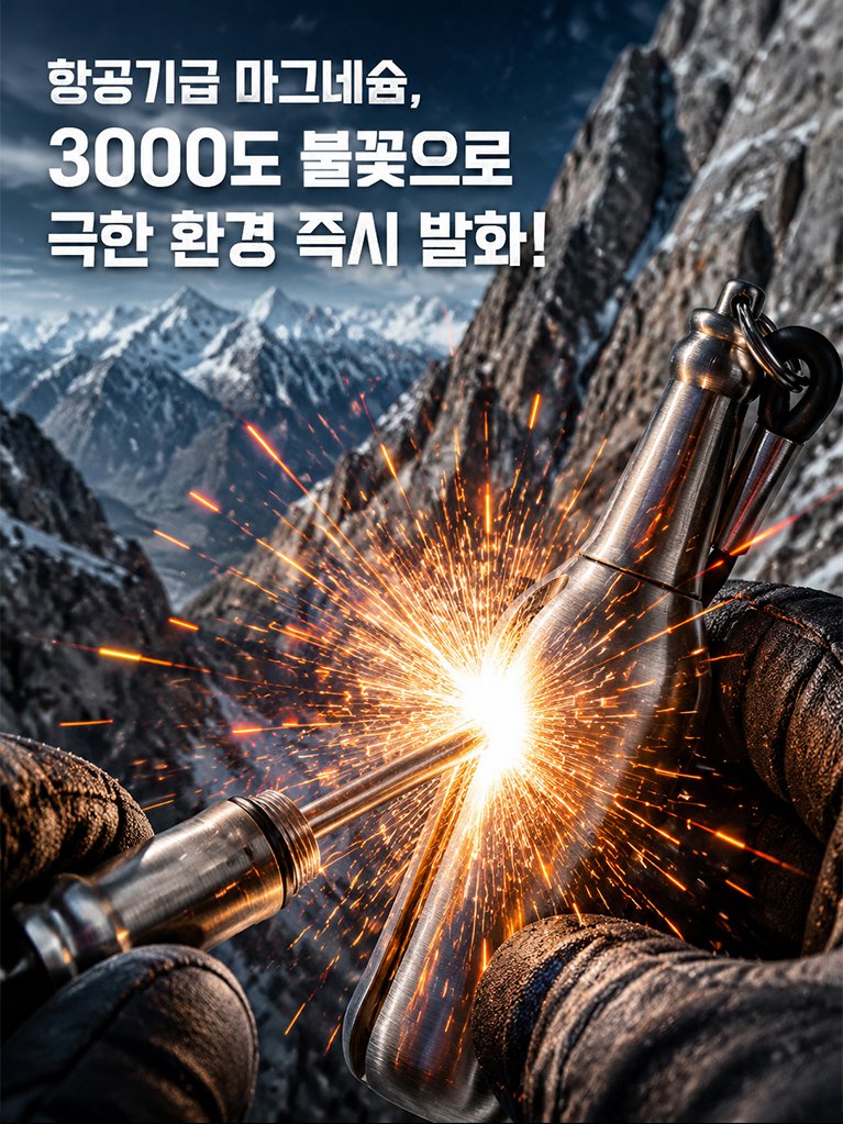 물에 젖어도 사용 가능한 방수 성냥 테스트