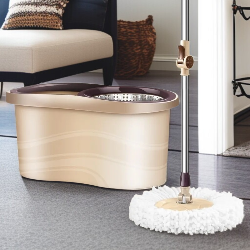 가정용 원터치 전자동 회전 밀대 손세탁 밀대통 게으름뱅이 밀대통 탈수 세트