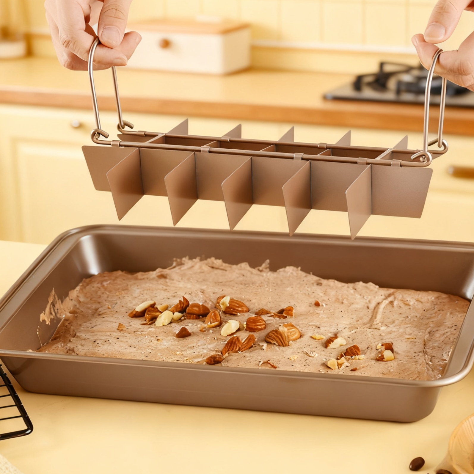 Square Non-stick Thickened Cake Pan Baking Tray