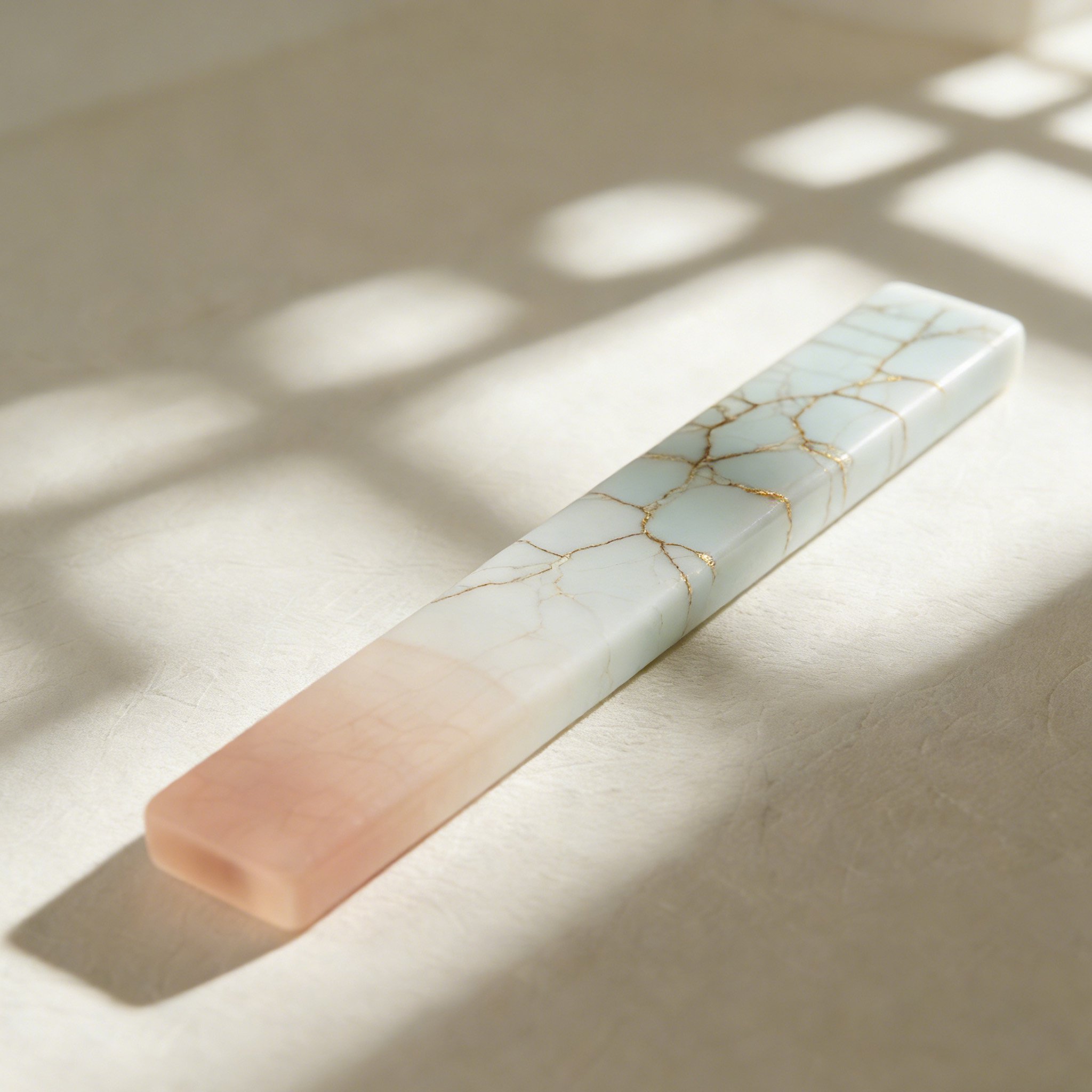 หินถ่วงกระดาษเซรามิกสีเขียว