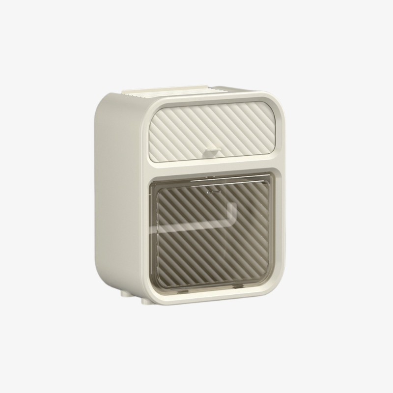 Punch-Free Bathroom Storage Rack Toilet Paper Box Wall-Mounted Luxury Tissue Box