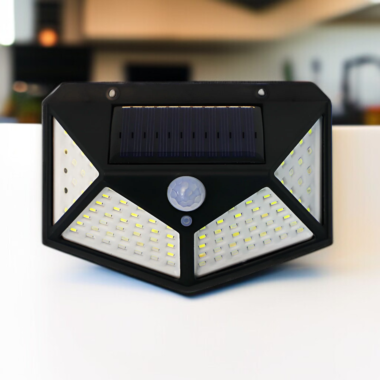 태양열 인체 감응등 야외 정원 조명 가정용 다방향 태양광 벽등