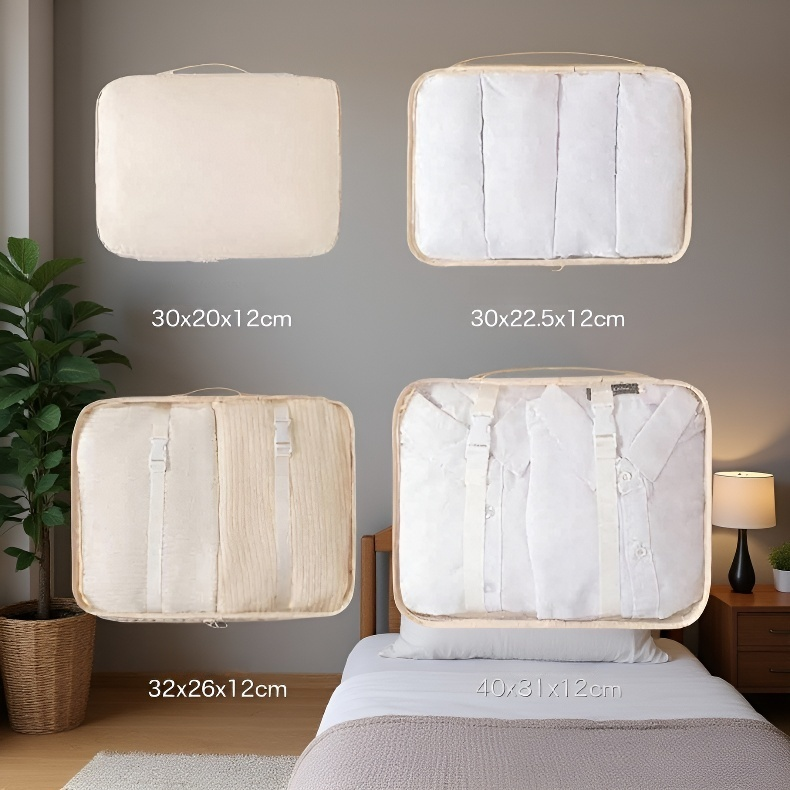 出張や旅行に最適な収納バッグセット