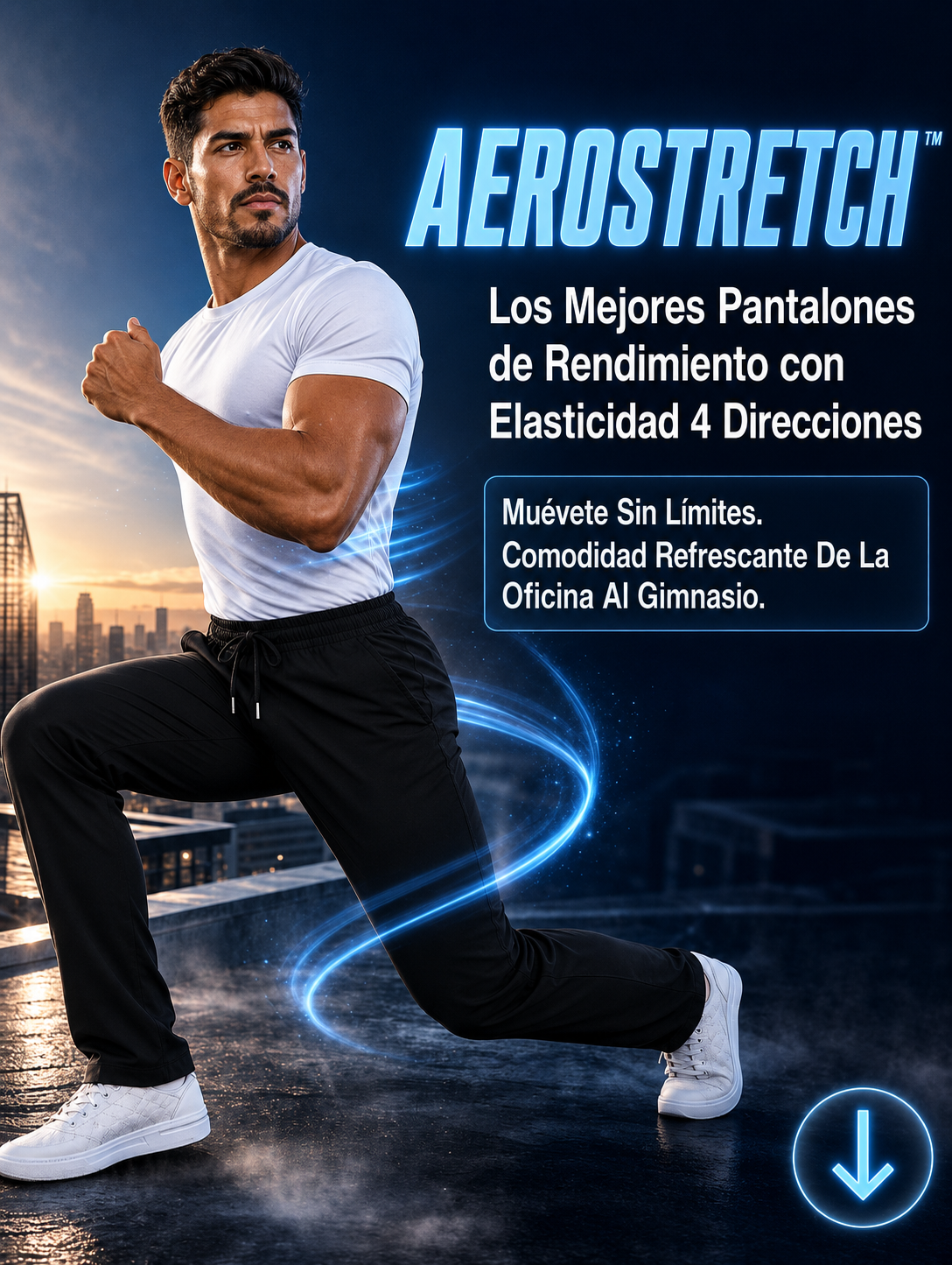 Pantalones largos frescos y refrescantes