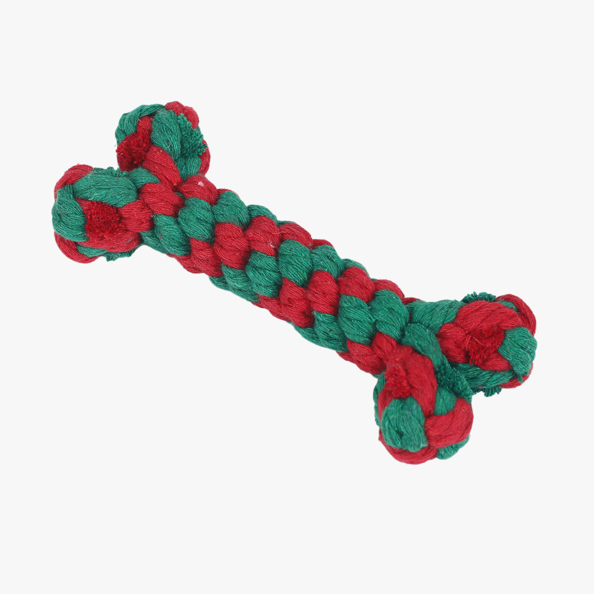 犬用クリスマスロープトイ　噛むおもちゃ　歯磨き・耐久性抜群　全犬種対応　プレゼント