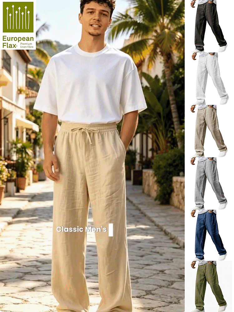 Loose Linen Casual Pants
