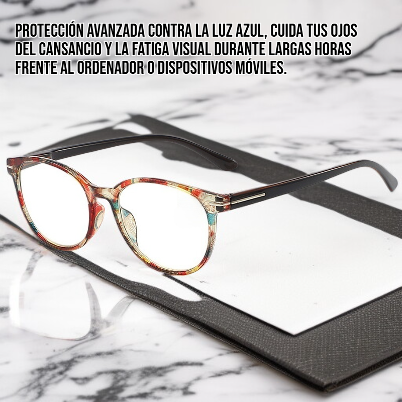 Gafas de lectura de alta definición con protección contra la luz azul para PC para mujer