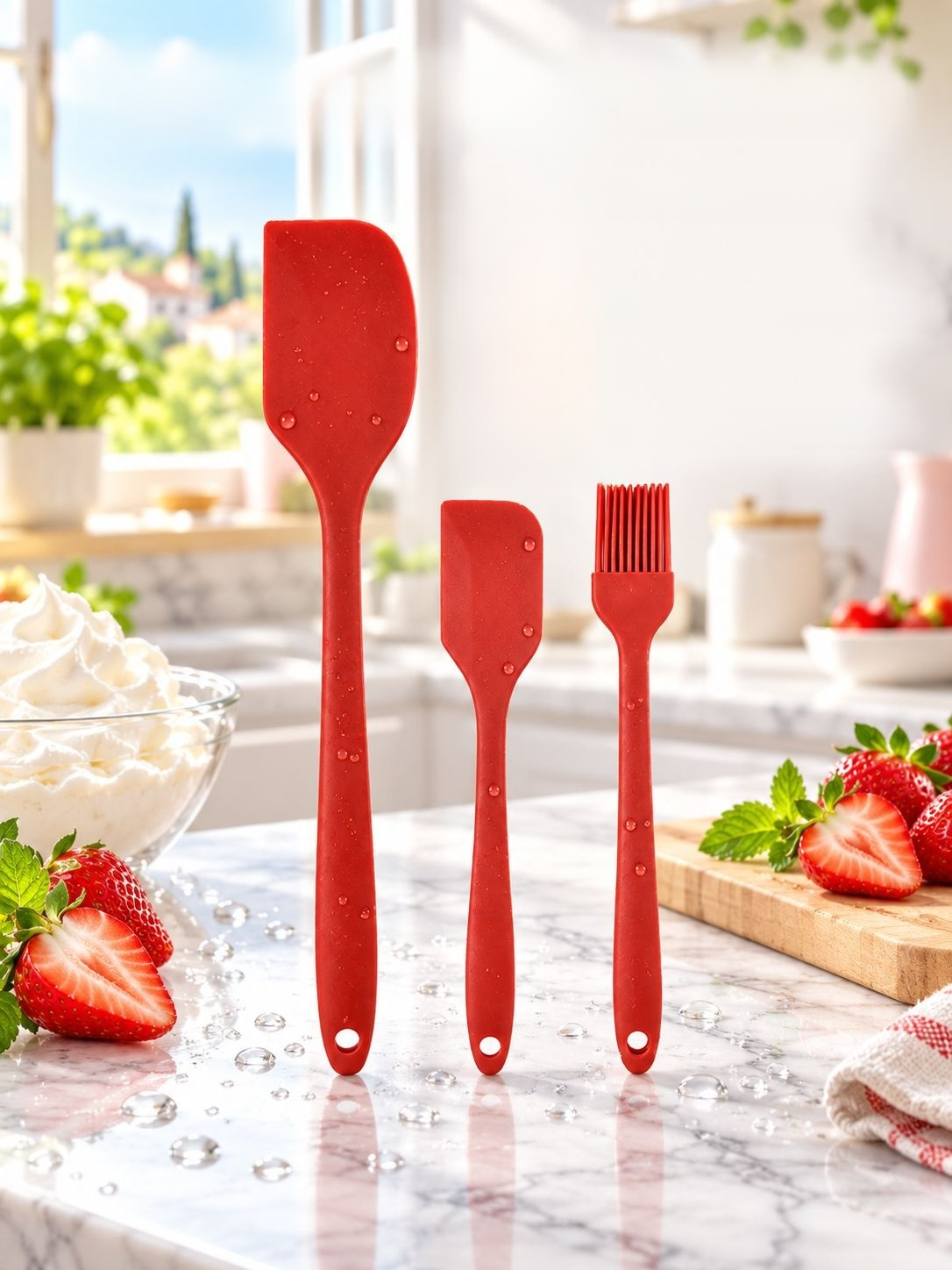Set d'accessoires de cuisine en silicone pour la pâtisserie maison