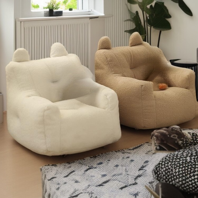 ボーイ キューティキャラクター ベビー用リラックスソファ 快適なビーンバッグソファ