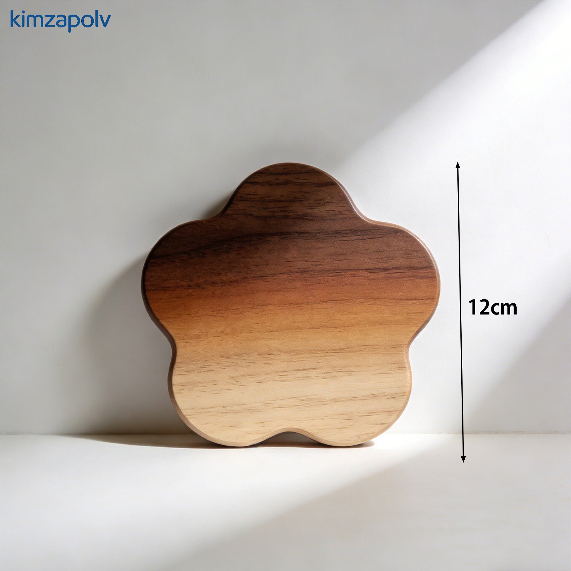 木質杯墊組合8入展示