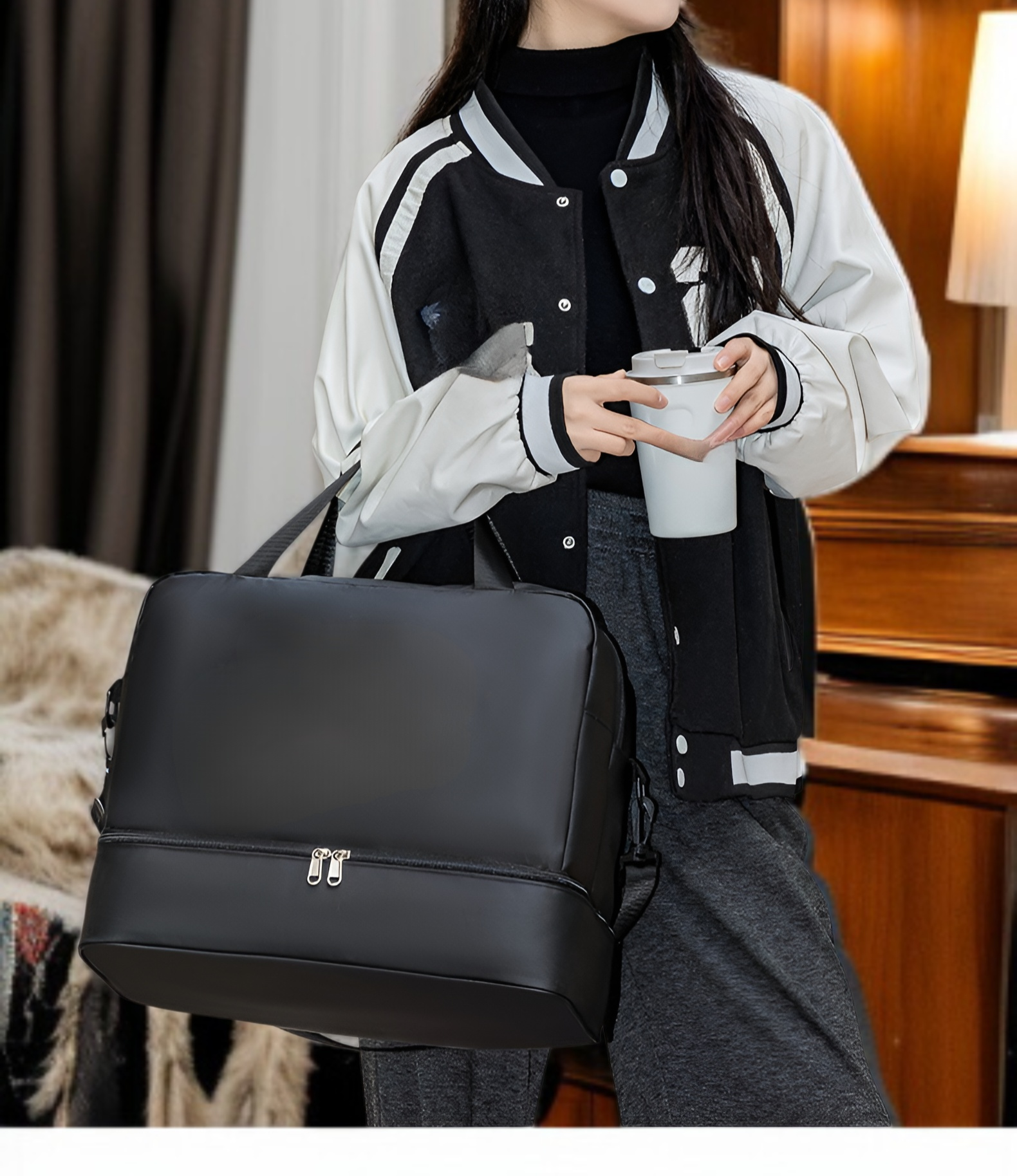 집안 구석 청소에 적합한 건습 분리 도구