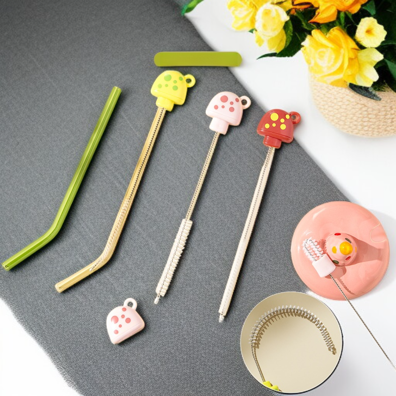 全方位クリーニング兼用ストローブラシ