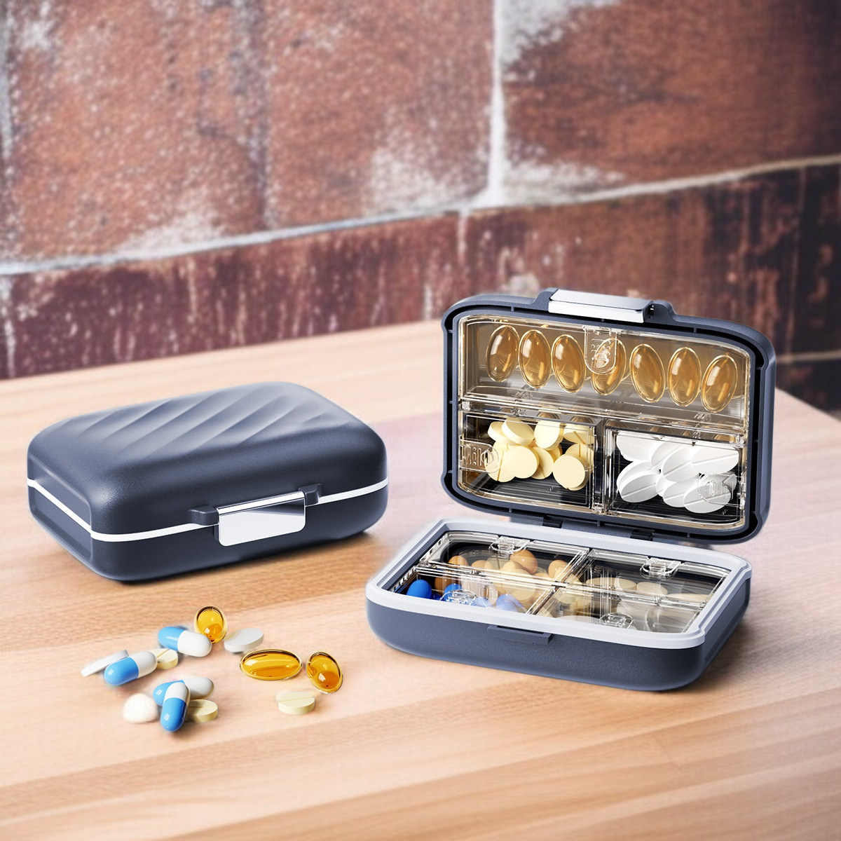 스크럽 독립 분장 약품 수납함