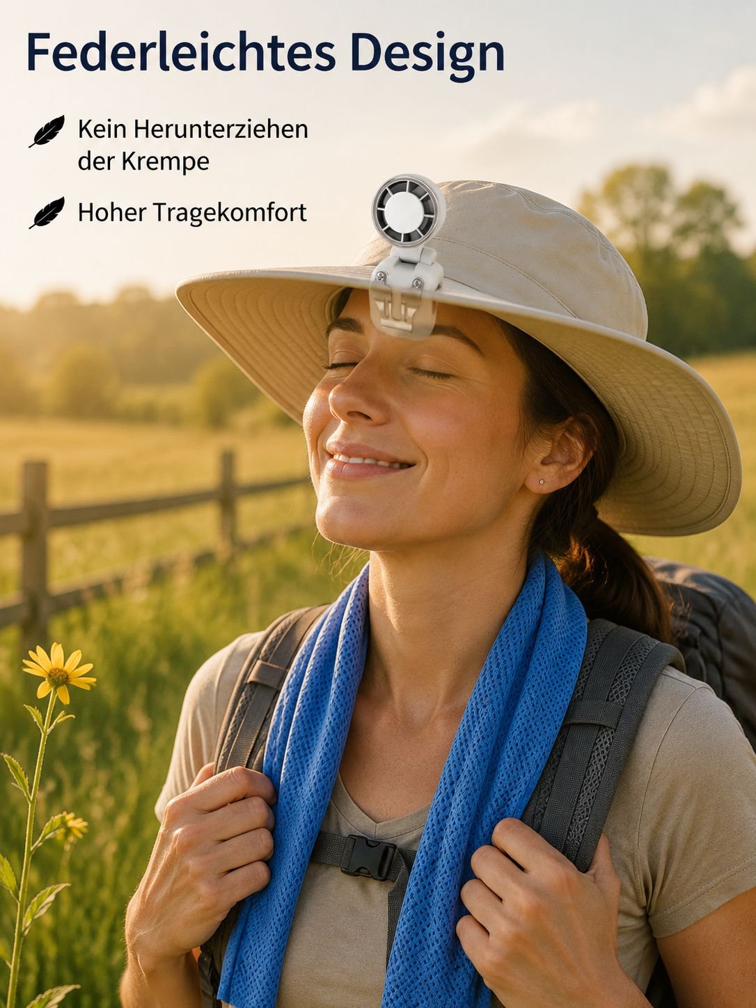 Leichter und kompakter Mini-Ventilator