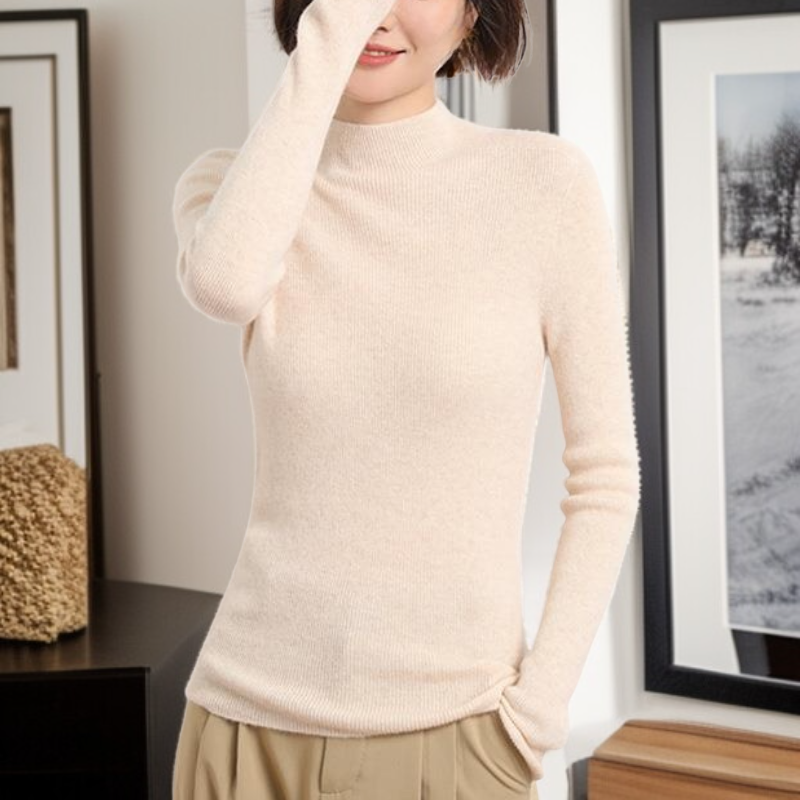 スリムフィットニットセーター