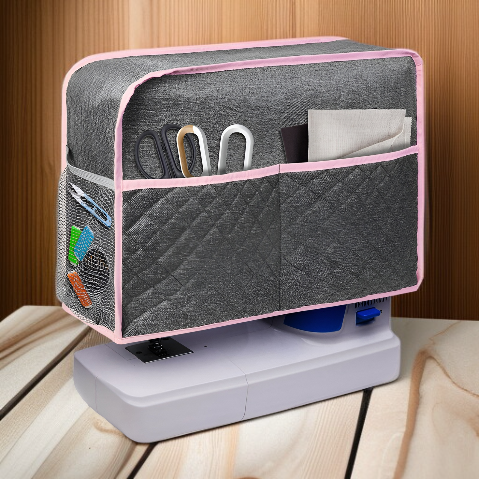 高品質防水材質縫紉機防塵罩細節