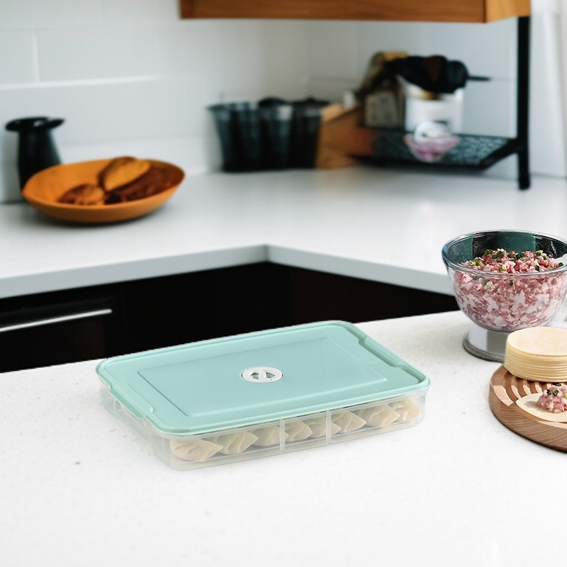 Caja de almacenamiento para congelador, apta para alimentos