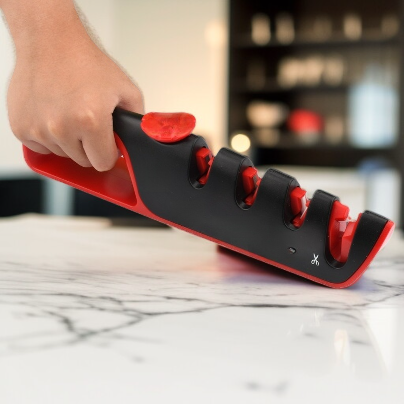 다용도 주방 칼갈이 4 in 1 편리한 조절