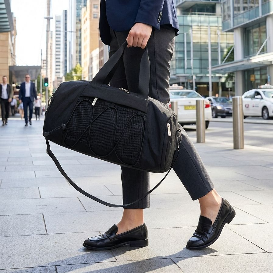 Modische Sporttasche für Damen aus wasserabweisendem Material