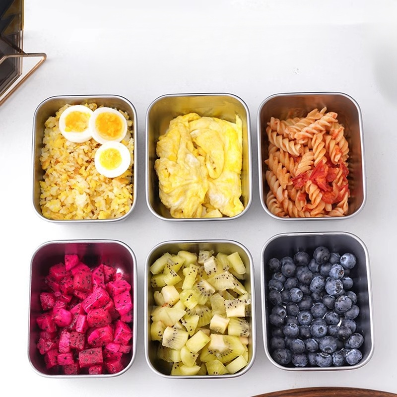 진공 스테인리스 식품 보관 용기