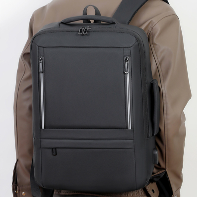 男士多功能擴容商務背包