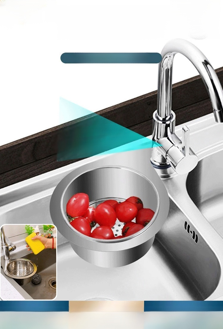 【การกรองมีประสิทธิภาพ】ตะกร้าสแตนเลส 304