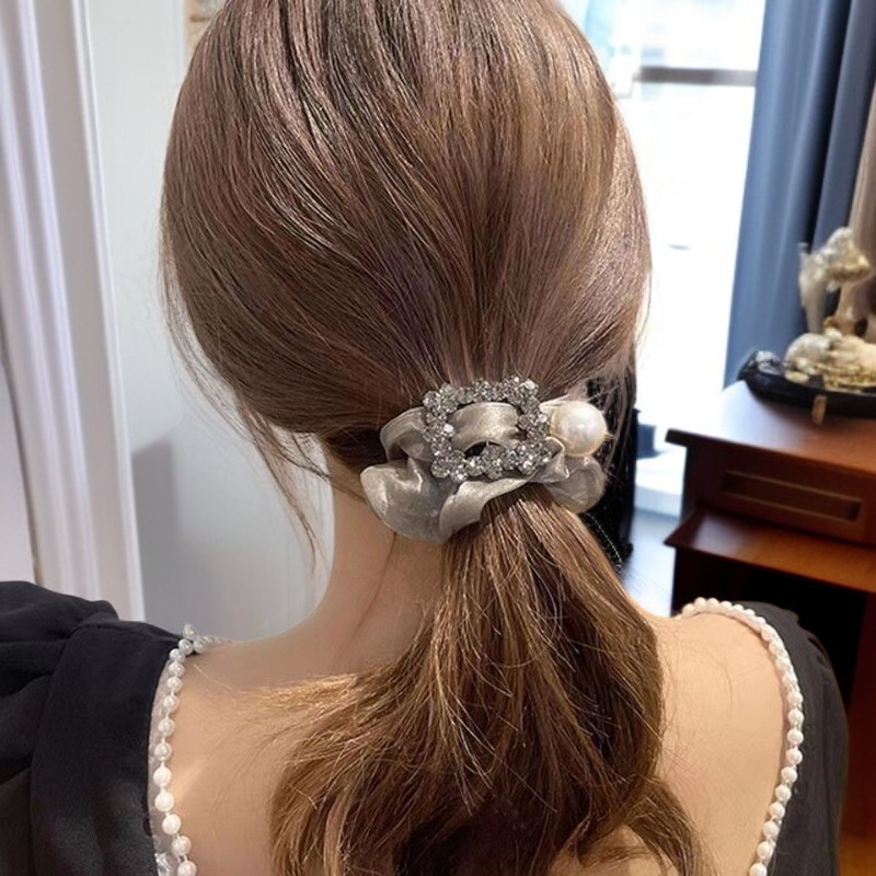 Unique Hair Tie with Orange Headband