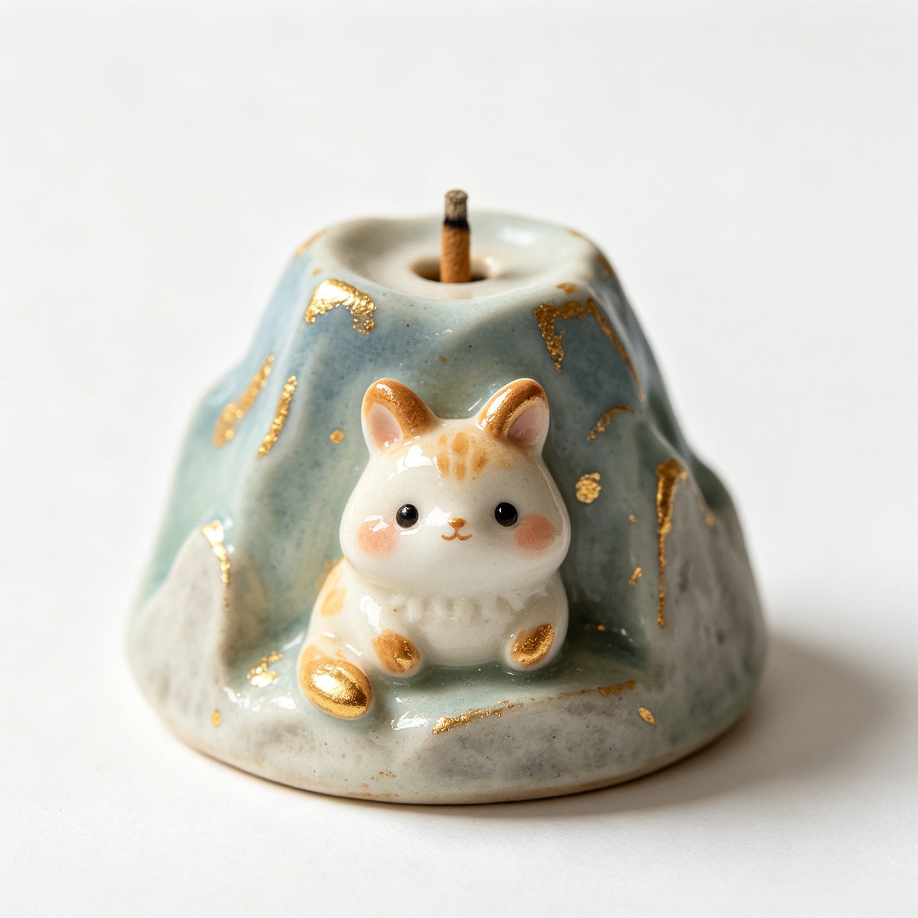 Mountain Corner Moon Rabbit Incense Holder