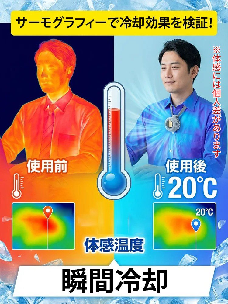 【本日半額】12,800円➡️5,980円。明日には元の価格に戻ります。 クリップ式ポータブルミニファン