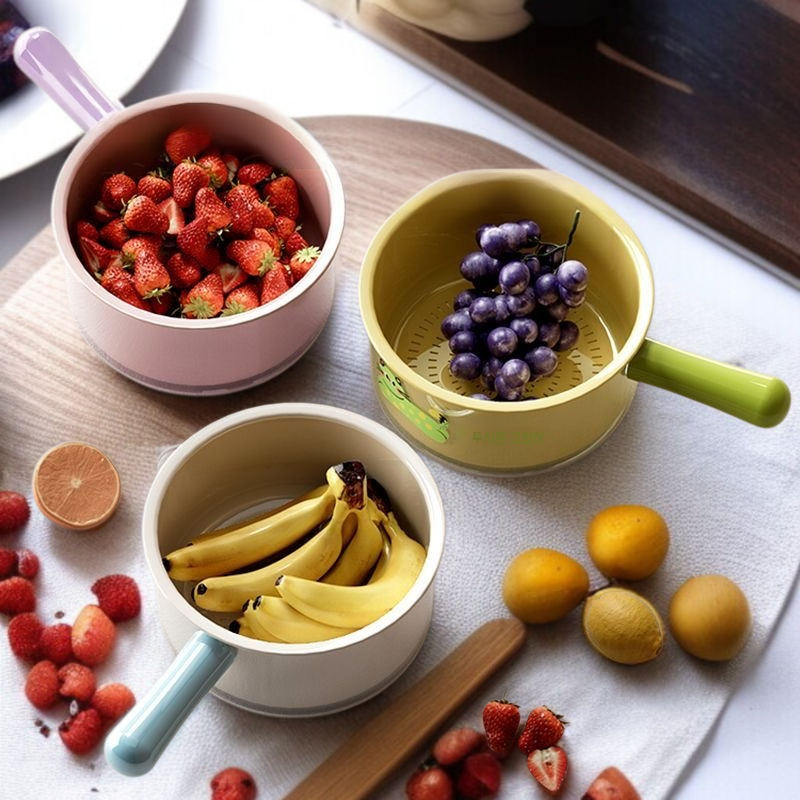 Kitchen Sink Water Strainer Basket, Thickened Plastic Drainer