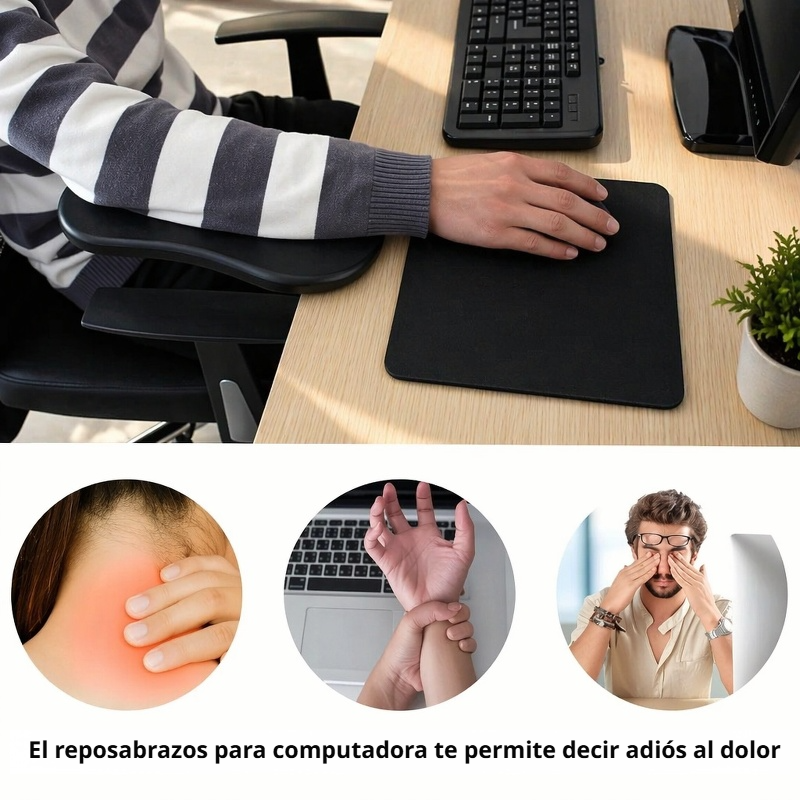 Reposabrazos acolchado para ratón