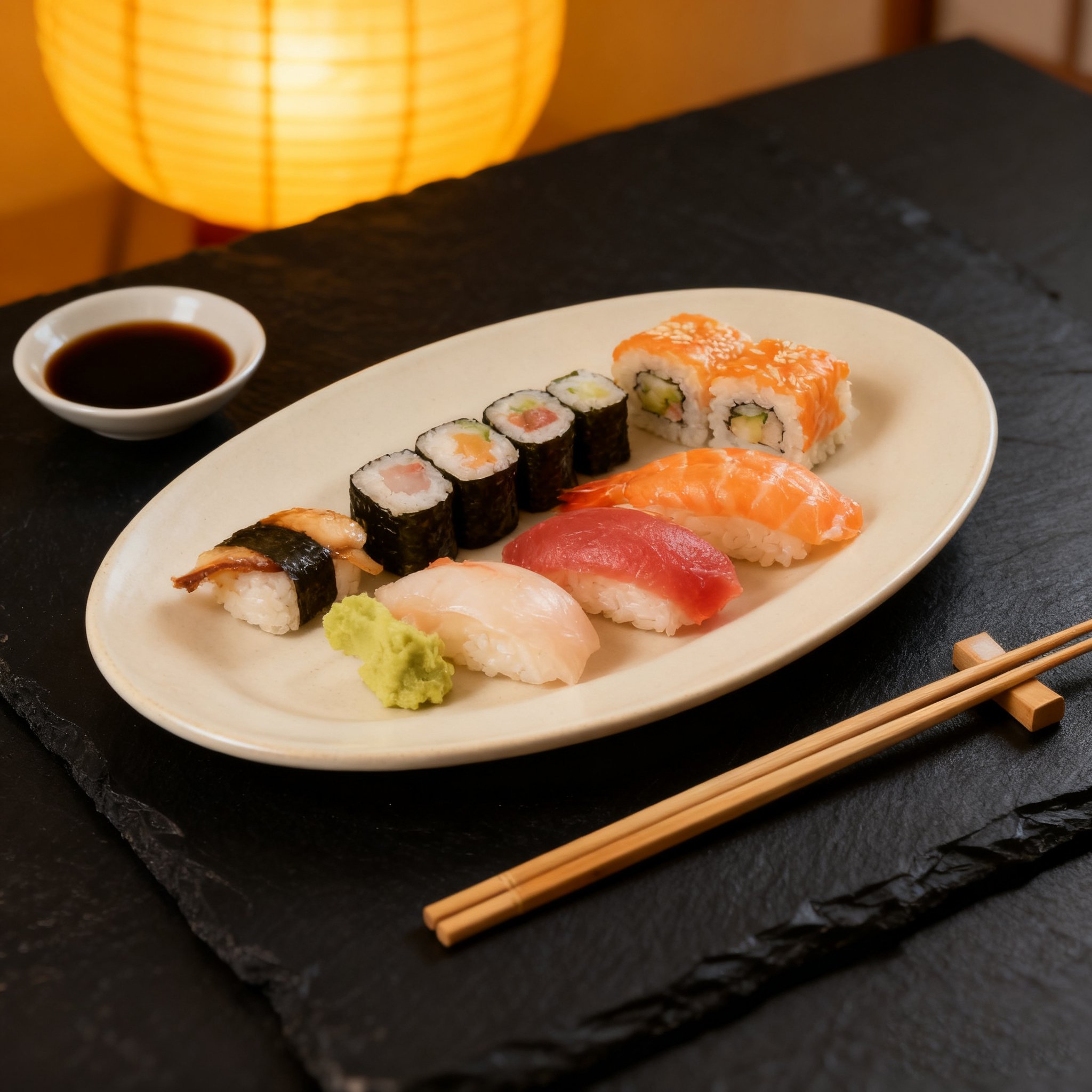 Drei ovale Teller aus hochwertigem Porzellan in Cremeweiß