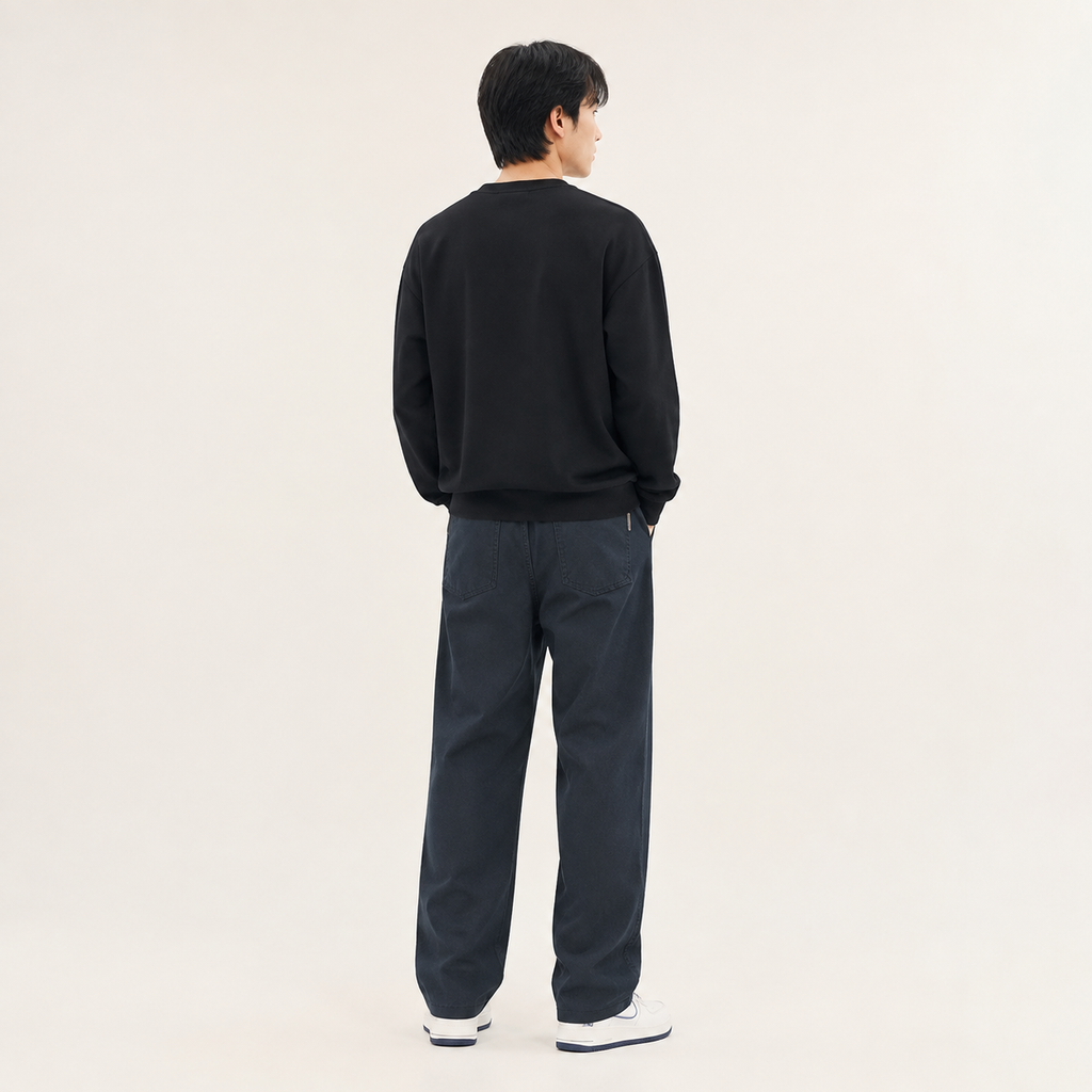신상 남성 루즈핏 스트레이트 데님 팬츠
