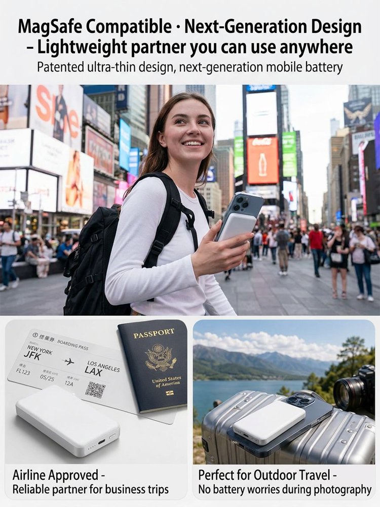 Magnetic universal power bank