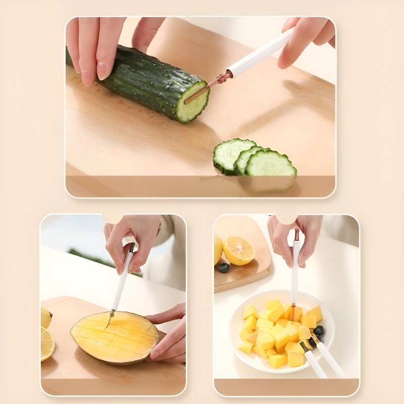 Food-grade fruit forks and fruit knives