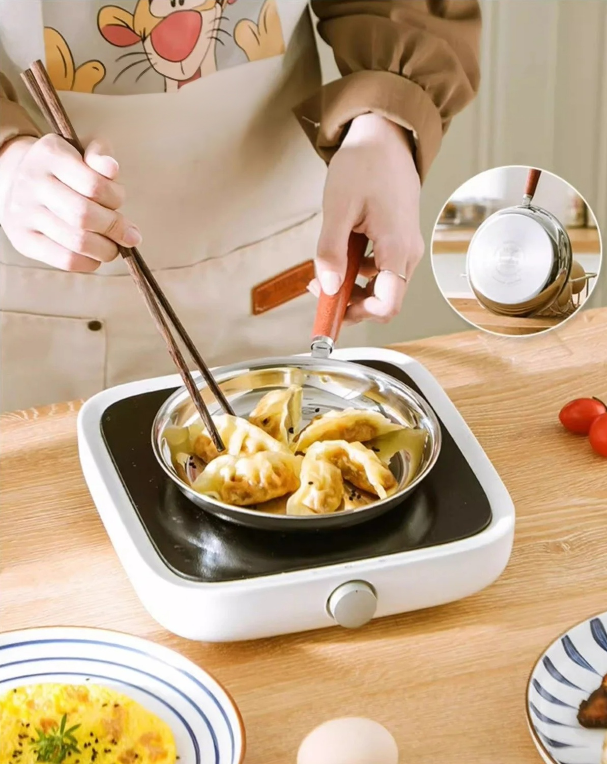 Stilvolle Mini Pfanne für die Küche