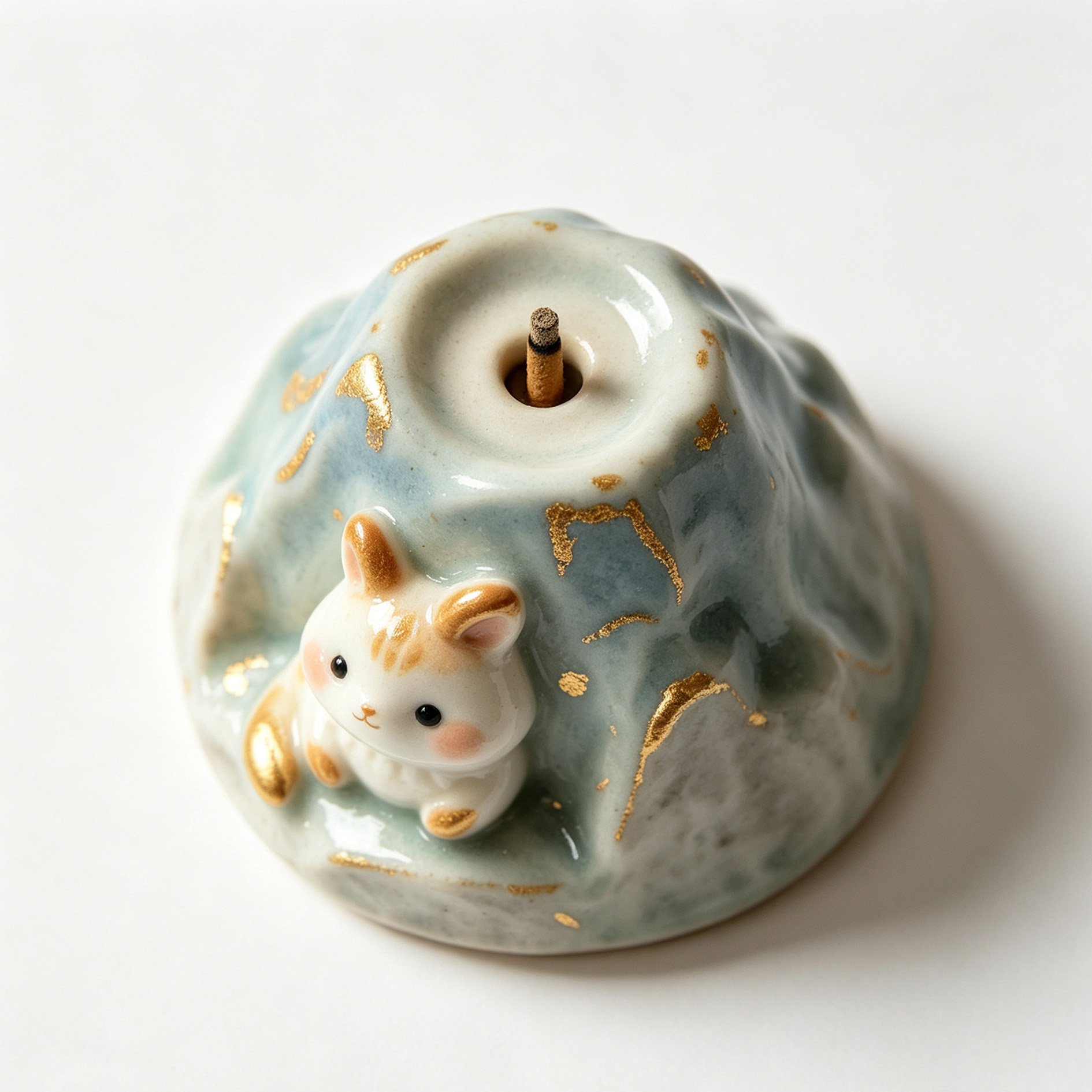 Mountain Corner Moon Rabbit Incense Holder