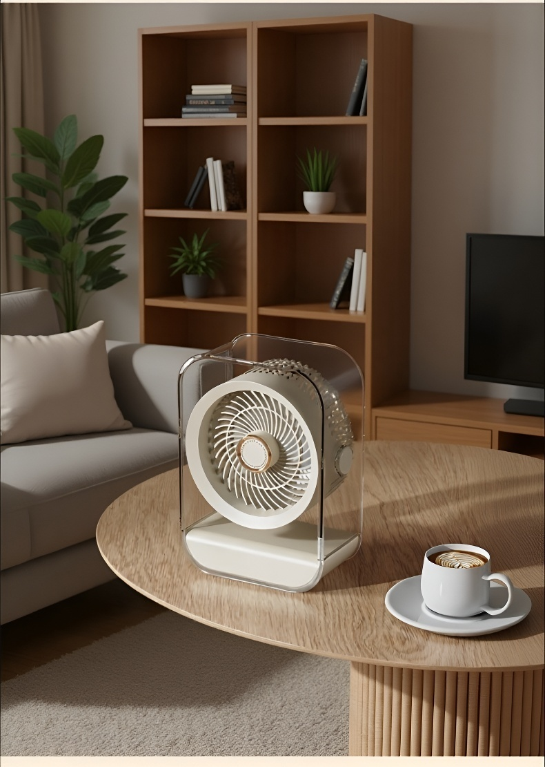 Sleek and stylish desk air fan