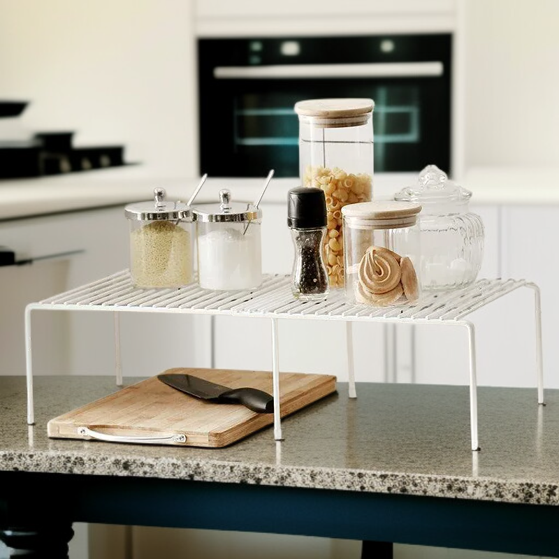 Wielofunkcyjna rozciągliwa szafka kuchenna stojąca z metalu