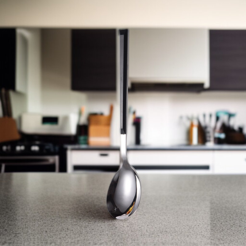 스테이크 칼·포크·식기 나무무늬 손잡이 세트