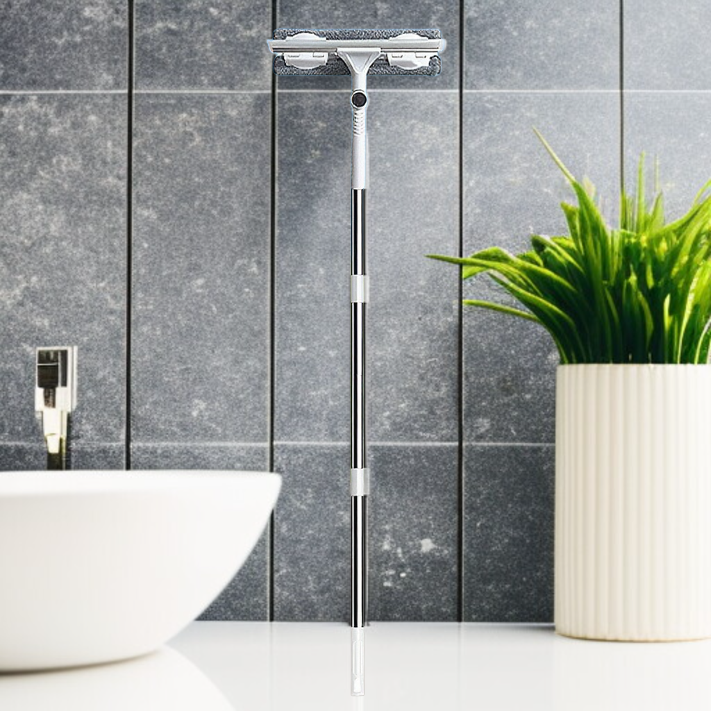 擦玻璃拖把窗戶雙面加長用途可伸縮擦窗器