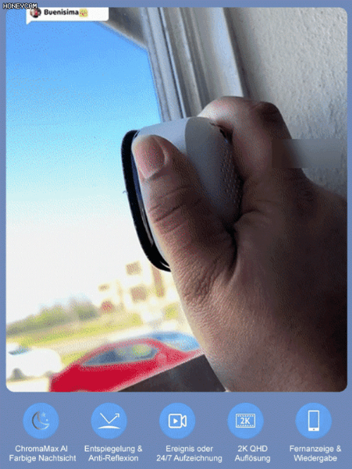 Versteckte Fensterüberwachungskamera