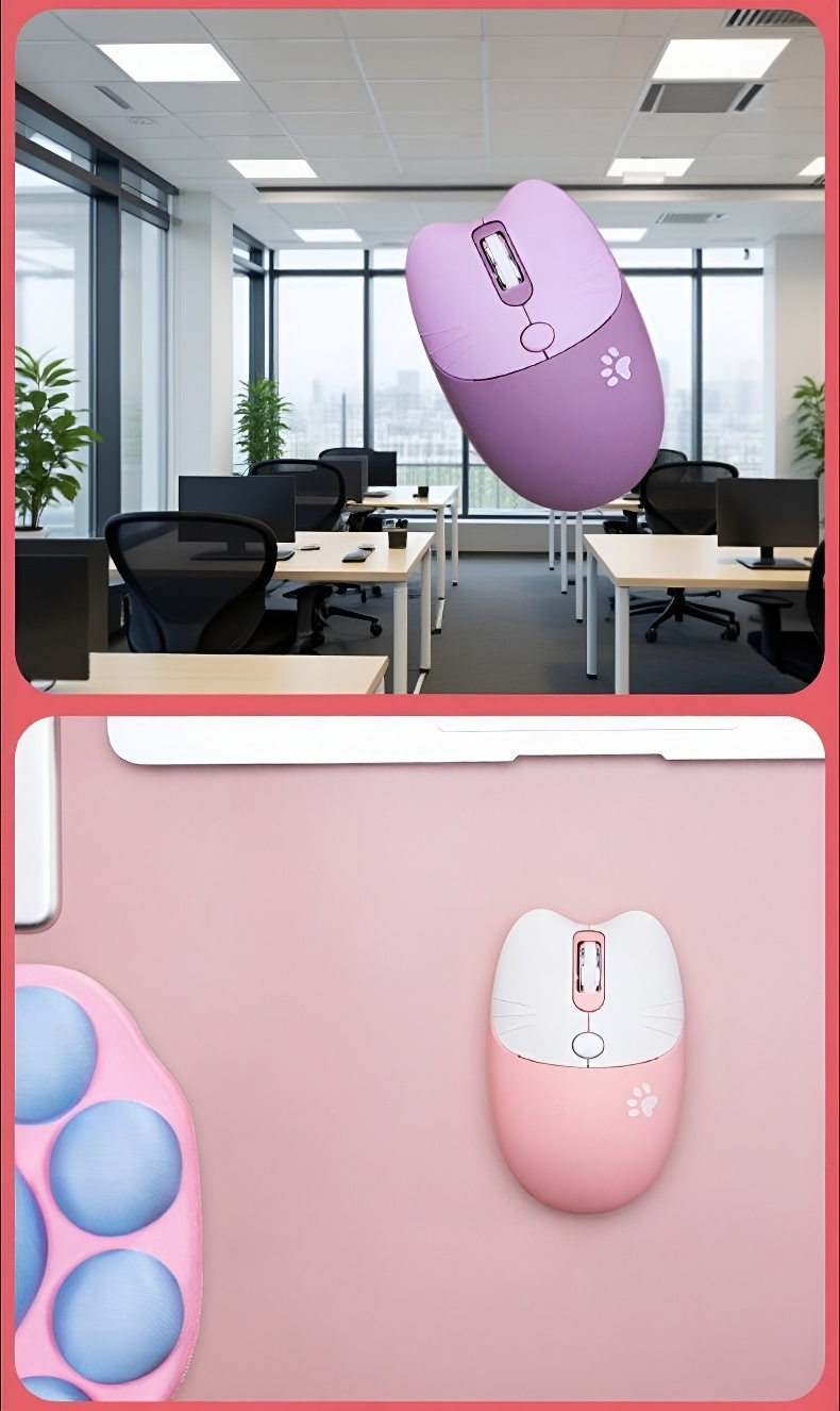 Mädchenfreundliches Maus-Design