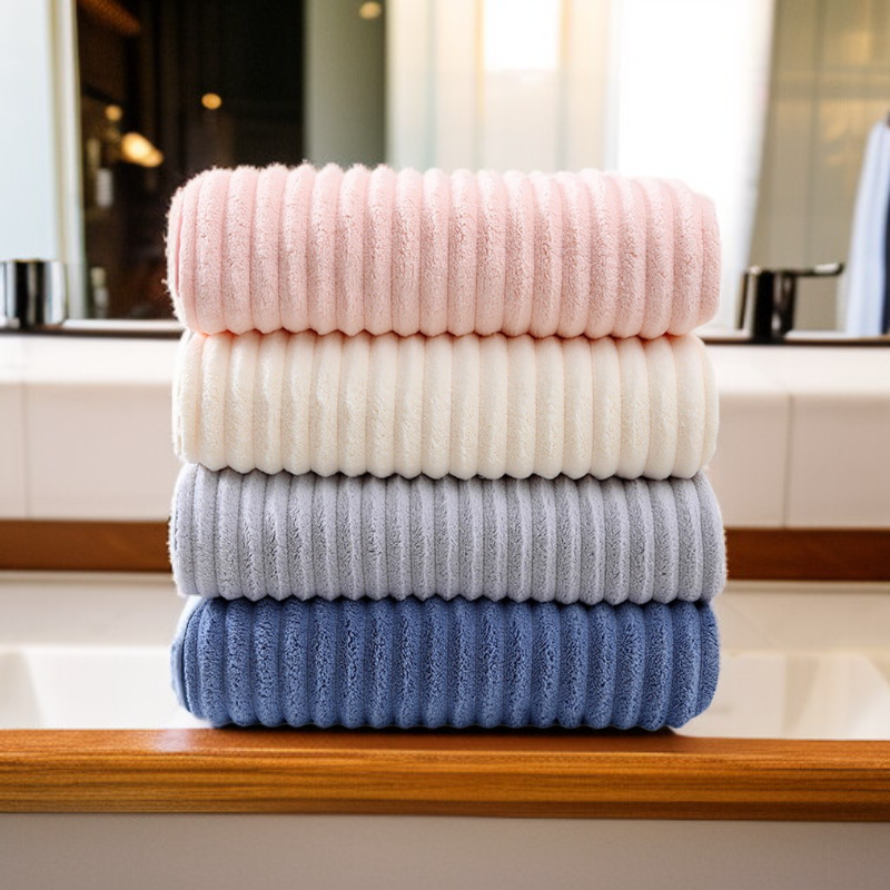 부드러운 목욕 타월